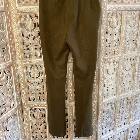 AVEC LES FILLES, size XS olive high waisted slit leggings - Picture 3 of 4